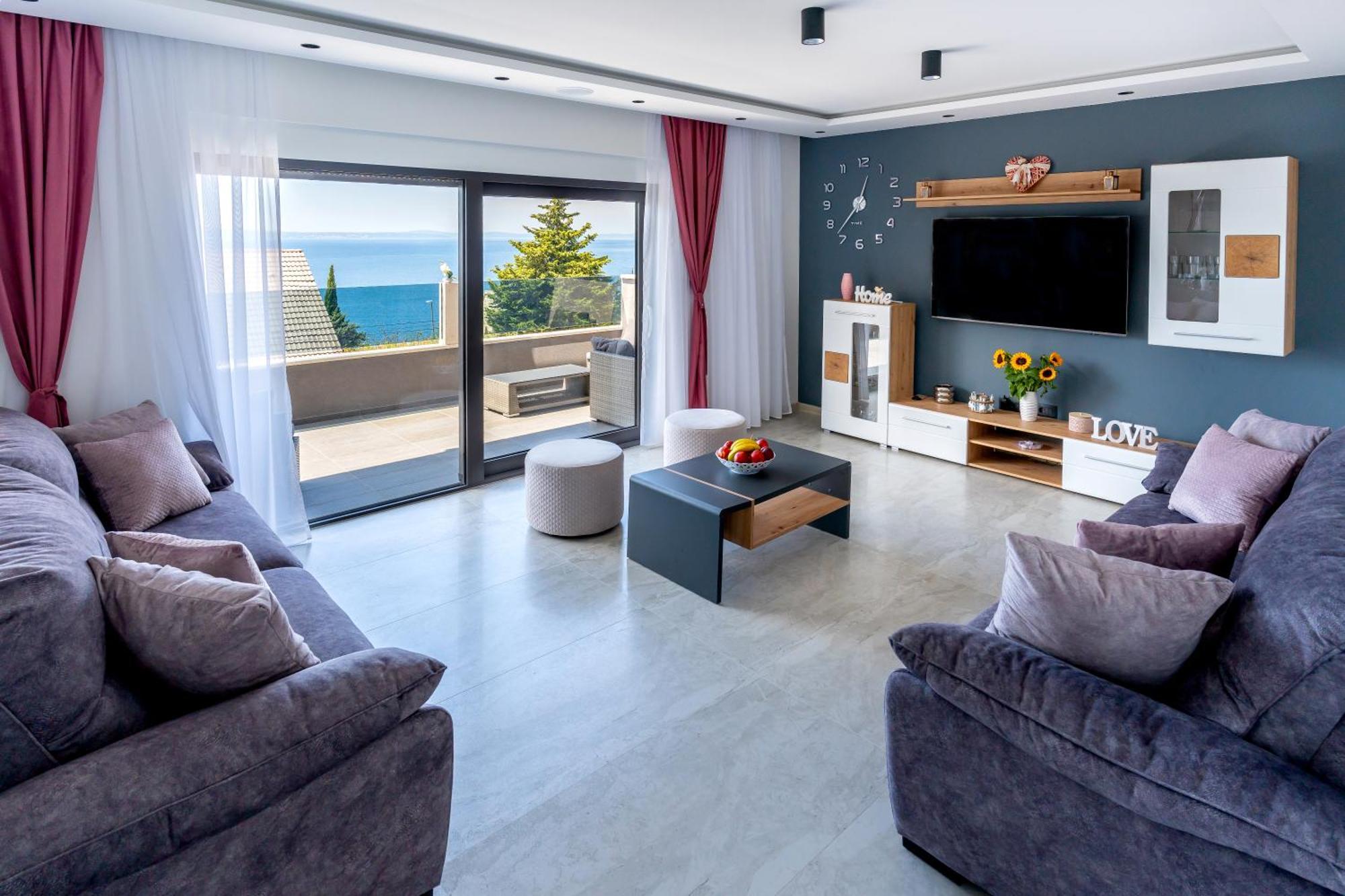 Luxury Apartment Lorena - Private Heated Pool - 예세니체 외부 사진
